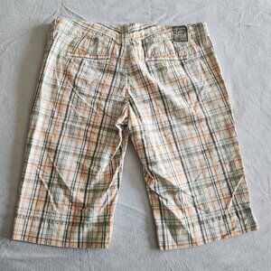 VINTAGE CHIP & PEPPER Men's Plaid Chino Shorts Size 27